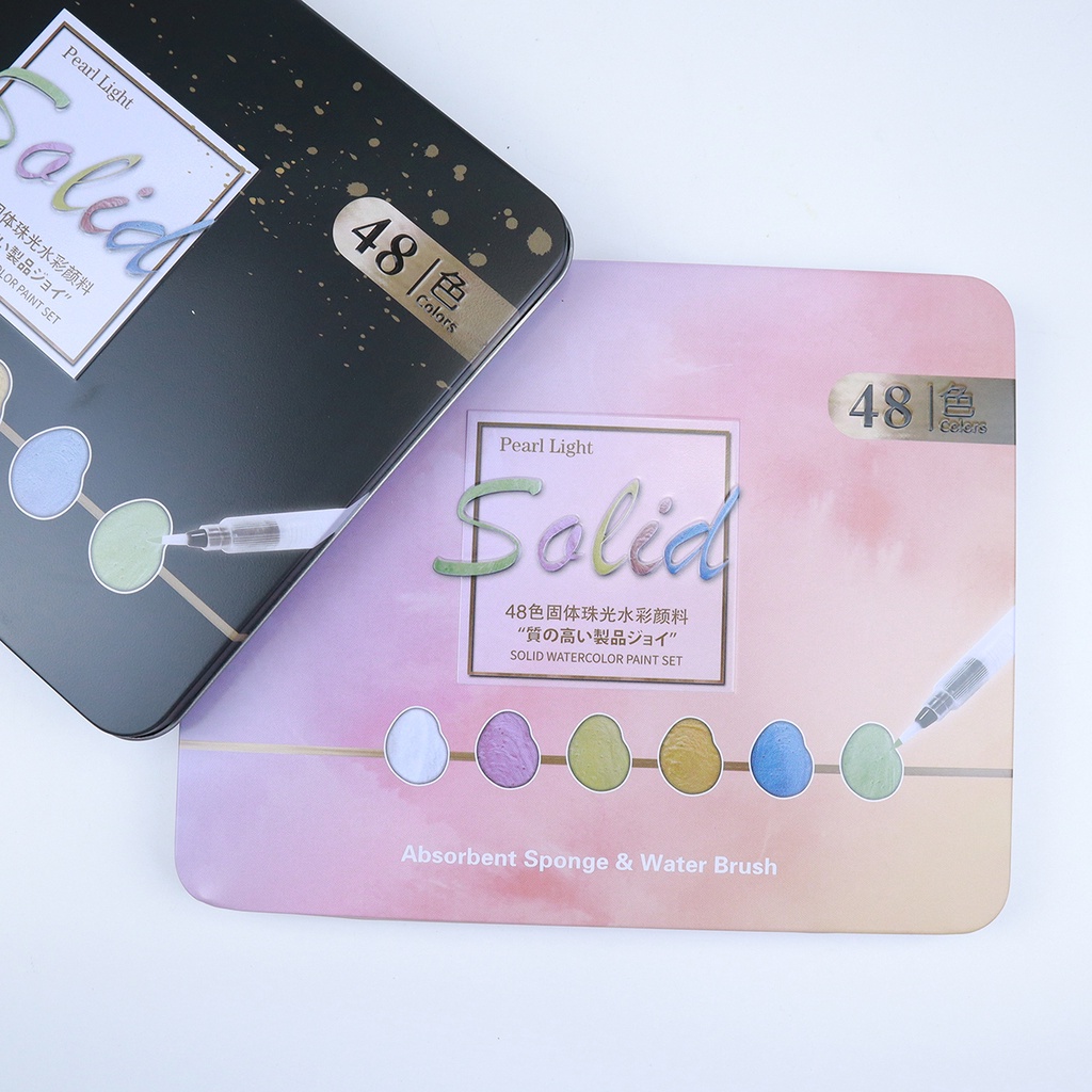 Màu Nước Mix Màu Nhũ 36/48 Màu Cao Cấp