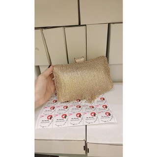 Cốp đính đá tua rua đi tiệc siêu rẻ (Full box kèm dây đeo)