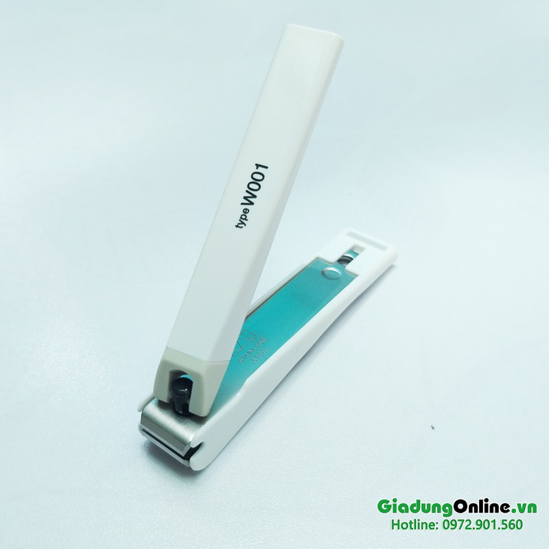 Bấm móng tay KAI Type W001 hàng Nhật màu trắng