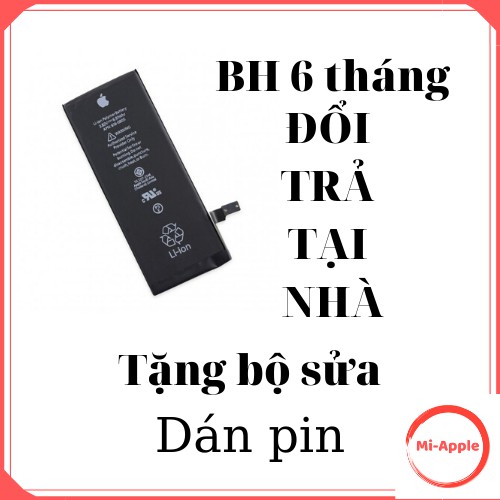 Pin iphone 5/5s IC ZIN BH 12 tháng[Tặng siu Dán pin]