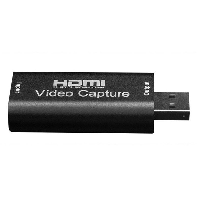 4K Video Capture Card with Cable HDMI to USB USB2.0 Audio Video Recording for Streaming PS4 XBOX Phone Game DVD Camera