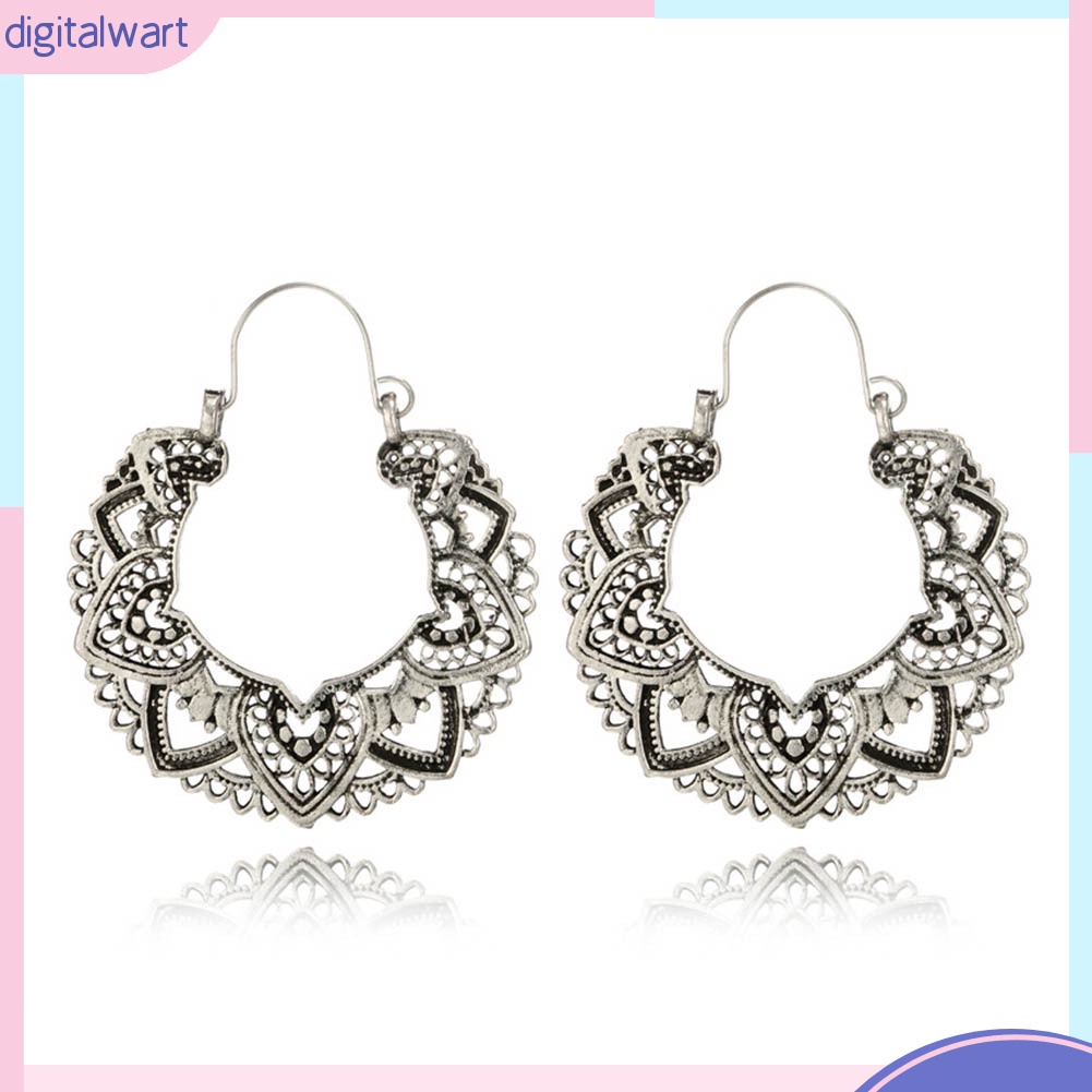 Đôi Khuyên Tai Hình Cánh Hoa Phong Cách Vintage Thời Trang Cho Nữ