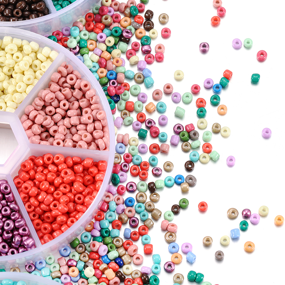 St.kunkka Túi 1800 Hạt Xâu Chuỗi Nhiều Màu Dùng Làm Trang Sức Tiện Dụng