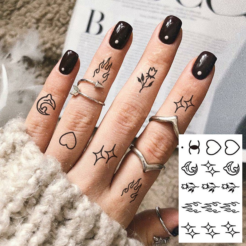 Hình Xăm Tạm Thời Chống Thấm Nước Hình Sáng Tạo