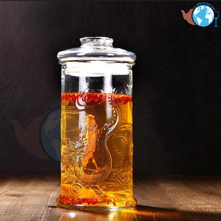 BÌNH THỦY TINH TRỤ RỒNG 10L