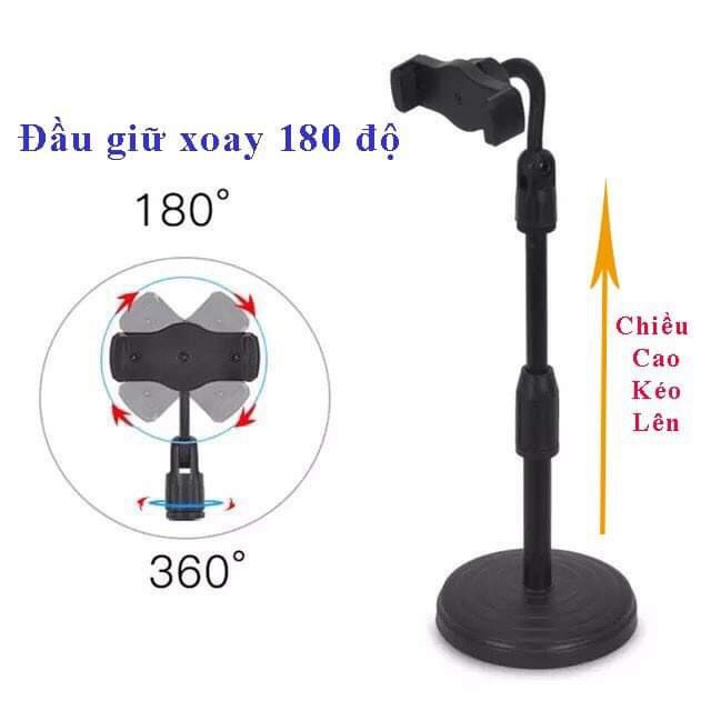 GIÁ ĐỠ ĐIỆN THOẠI ĐA NĂNG XOAY 360