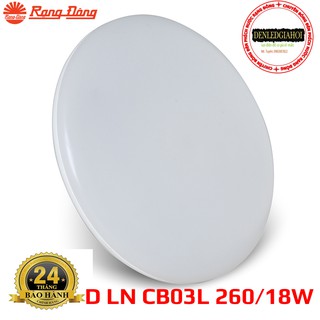 Đèn led ốp trần chống bụi cao cấp 18W Rạng Đông hàng công ty