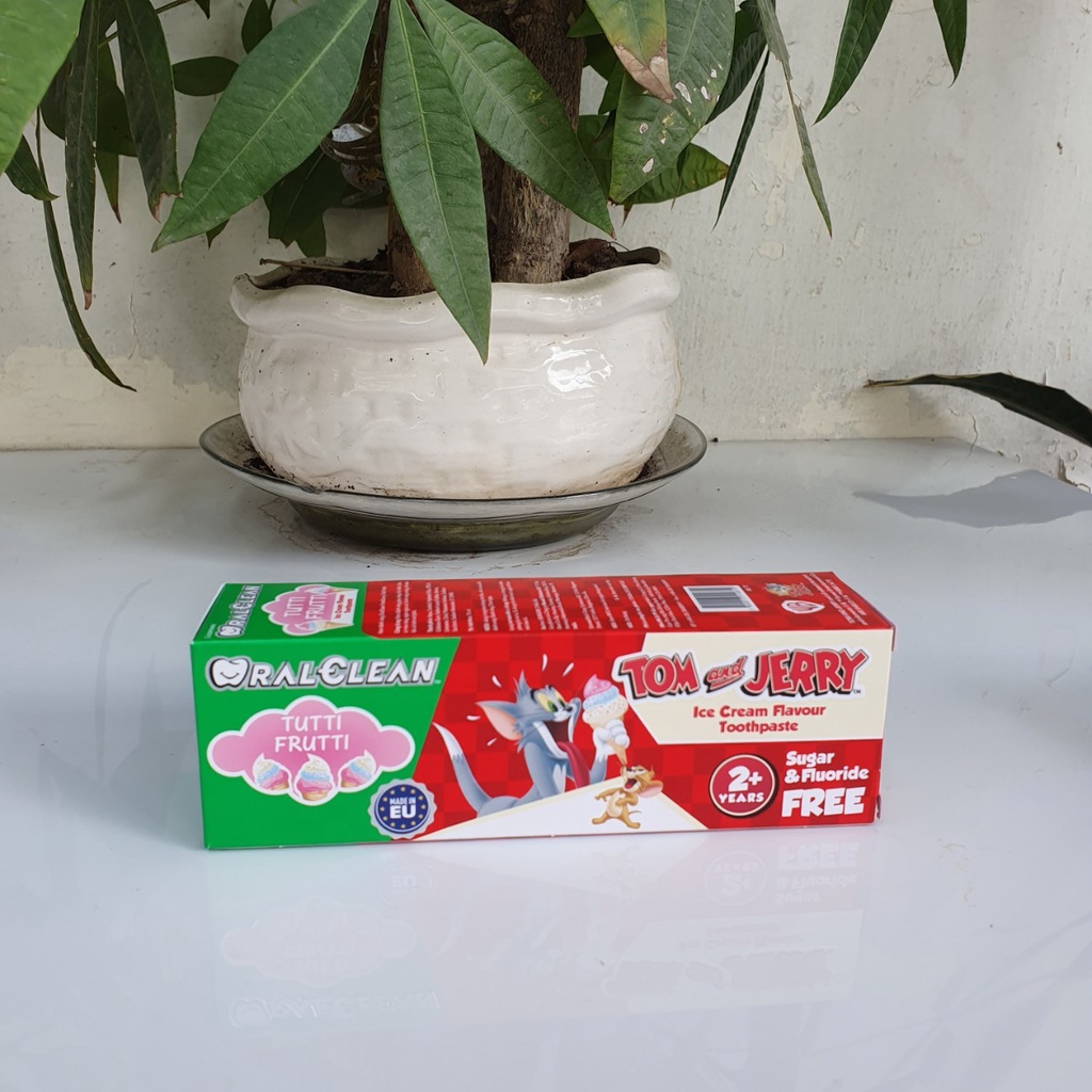 Kem đánh răng Oral-Clean Tom and Jerry cho bé từ 2 tuổi