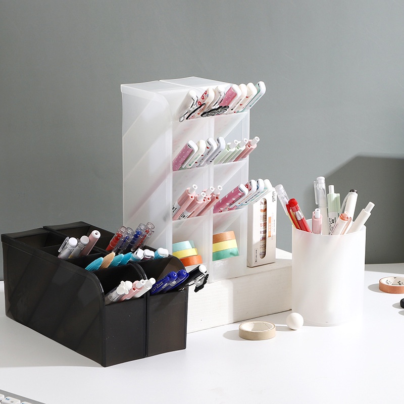 Kệ đựng bút để bàn tiện dụng hữu ích storage box pen holder nhiều màu sắc lựa chọn