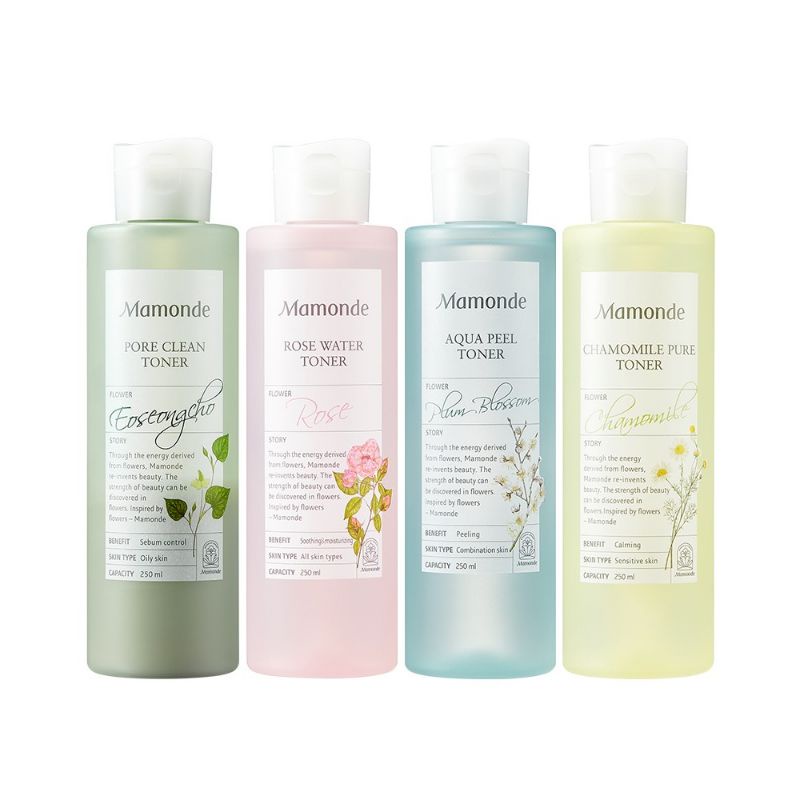 Toner nước hoa hồng MAMONDE 250ml chăm sóc làn da