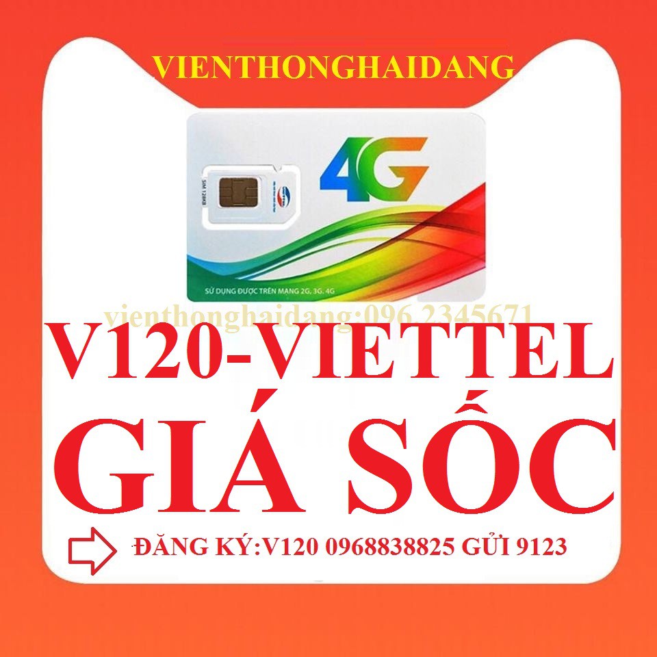 SIM V120 VIETTEL--SIM VIETTEL V120--SIM V120