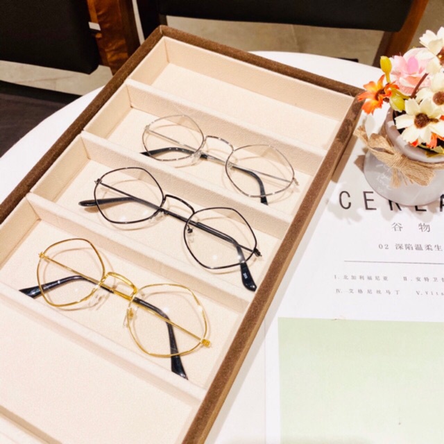 [Cực Đẹp] Mắt Kính Giả Cận Hot Trend Thoi 203 Cực Hot - Hazo