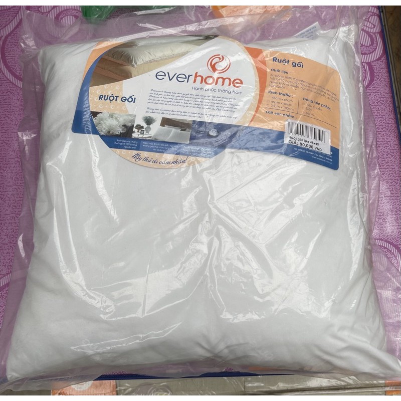 Ruột gối vuông 45x45 Everhome dầy cực êm