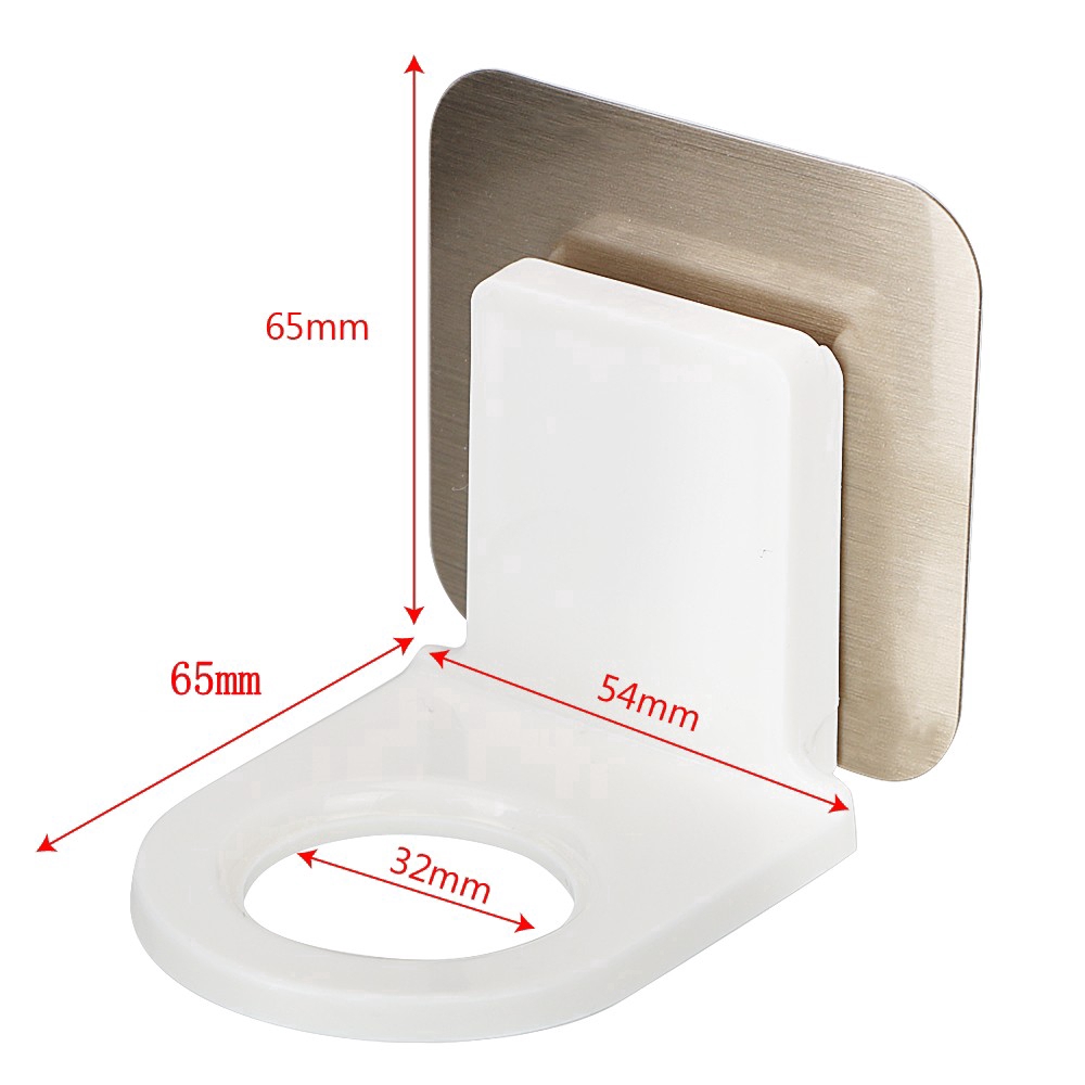 Self Adhesive Soap Bottle Storage Hanging Hook/ Wall Mounted Bathroom Shampoo Holder/ Moisture-proof Waterproof Suction Cup Hanging Bracket