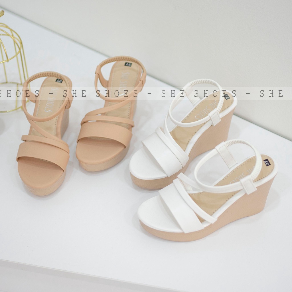 Giày sandal đế xuồng ♥️Freeship♥️ sandal quai ngang 9p siêu xinh. ĐỘC QUYỀN BỞI SHE SHOES