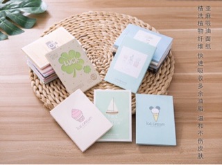 Giấy thấm dầu hộp 50 miếng