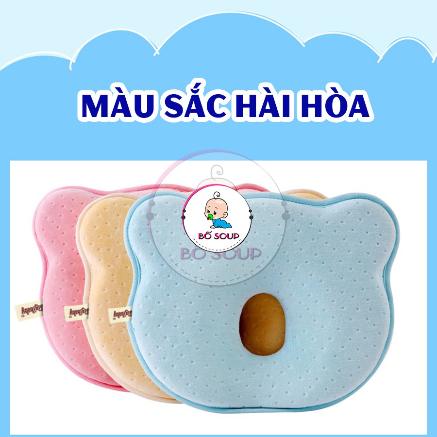 Gối Chống Bẹp Đầu GiGiBaBy Chất Liệu Cao Su Non Shop Bố Soup