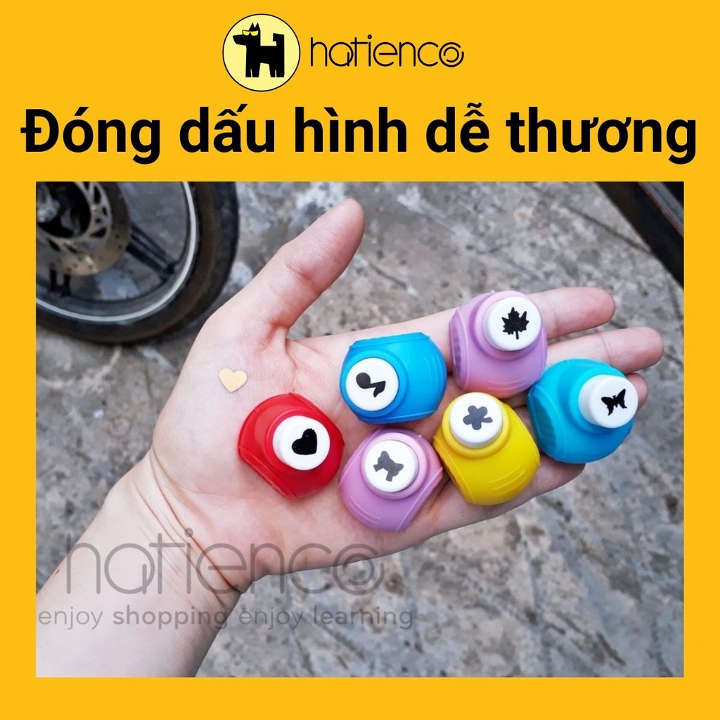 Dập lỗ, bấm lỗ trang trí tạo hình dễ thương