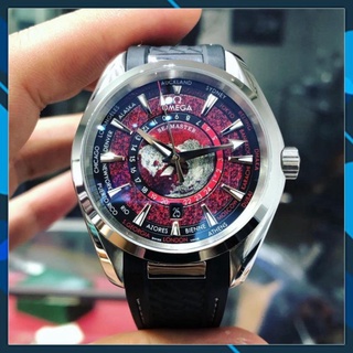 Đồng Hồ Nam Seamaster Aqua Terra Worldtime 43mm Automatic + Thẻ Bảo Hành , Đồng hồ thật giá trị thật