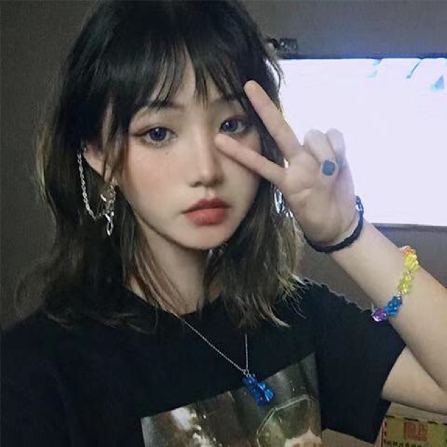 Hoa tai unisex phong cách hàn quốc