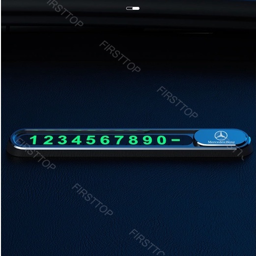 Bảng Số Điện Thoại Bằng Hợp Kim Nhôm Siêu Bền Cho Mercedes, BMW ,Hyundai ,Mazda ,Kia