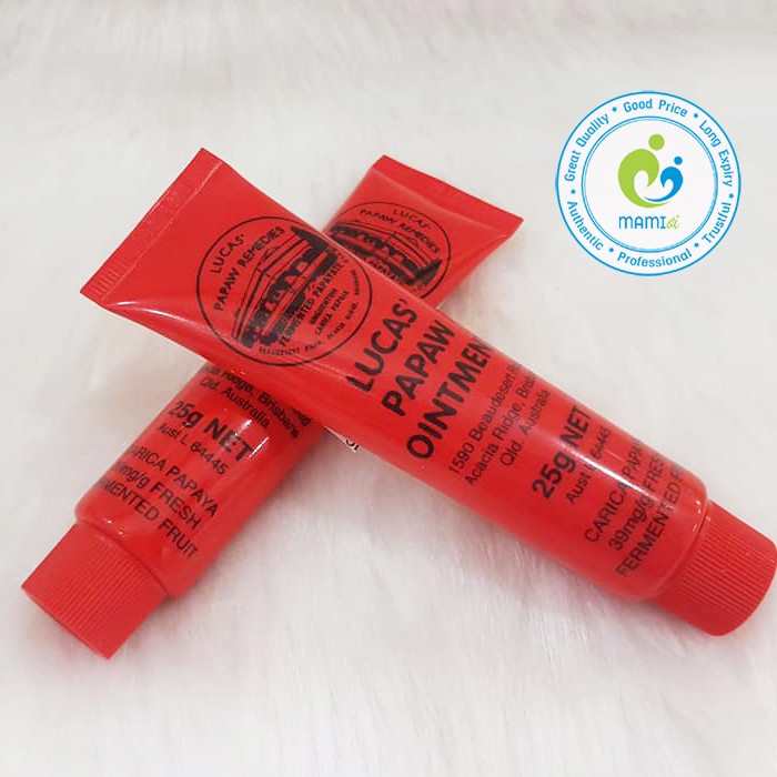 Kem đa năng đu đủ (25g) giảm khô nẻ môi, bỏng da, mẩn ngứa, mụn nhọn cho mọi lứa tuổi Lucas Papaw Ointment, Úc | BigBuy360 - bigbuy360.vn