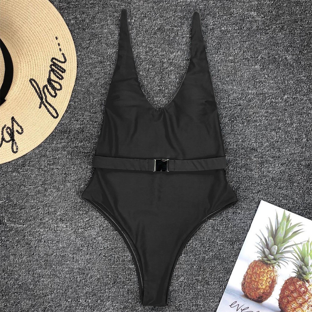 Đồ Bơi Một Mảnh Màu Trơn Thiết Kế Nâng Ngực Cho Nữ | BigBuy360 - bigbuy360.vn