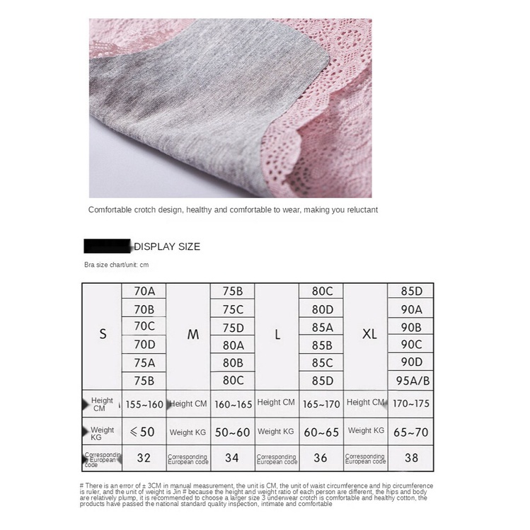 Bộ đồ lót áo ngực không gọng có đệm lót phối ren quyến rũ (có bán lẻ)