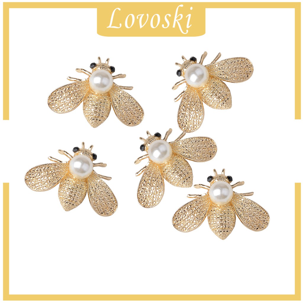 Set 5 NúT HìNh Chú Ong BằNg HợP Kim 40mm NhiềU MàU SắC