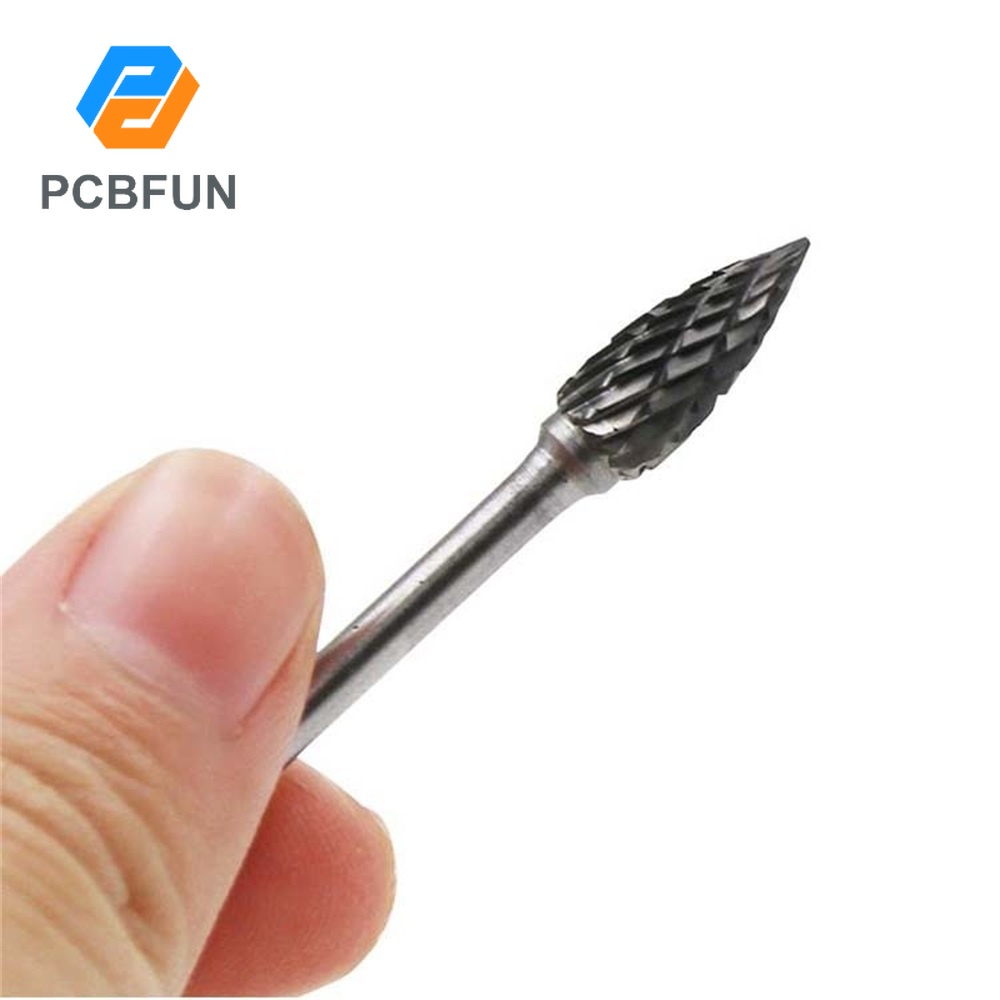 Mũi Cắt Xoay CNC 3*6mm Bằng Vonfram Cacbua Chuyên Dụng Cho Máy Mài Kim Loại