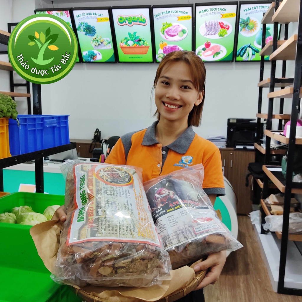 Minh mạng thang, chuẩn 33 vị, 1 thang 2 kg + 1kg rễ cây mú từn, hỗ trợ nam giới, tăng cường sức khỏe