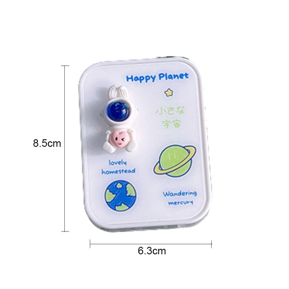 ESPO Hộp Đựng Kính Áp Tròng Hình Phi Hành Gia Giá Đỡ