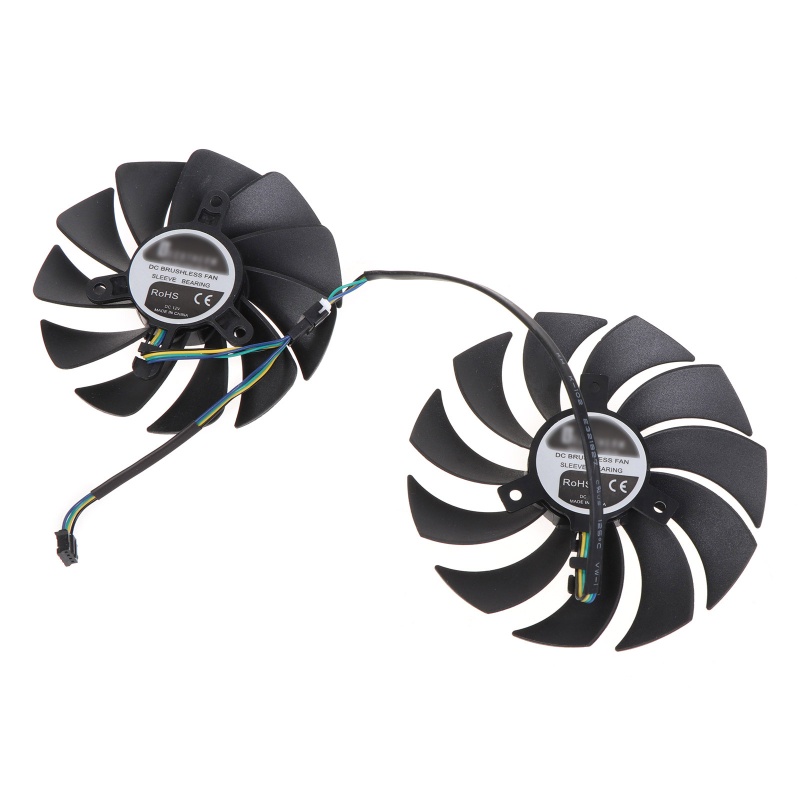 Bộ 2 Quạt Làm Mát ZT-A30700E-10P GPU VGA Cho ZOTAC GAMING GeForce RTX 3070 Twin Edge,Replace CF1010U12S + CF9015H1