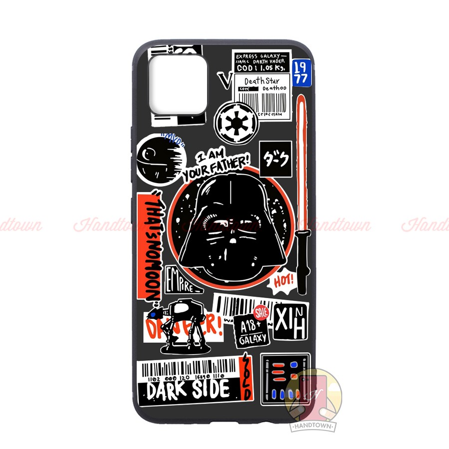 Ốp lưng Realme C11 dẻo đen in hình phần A