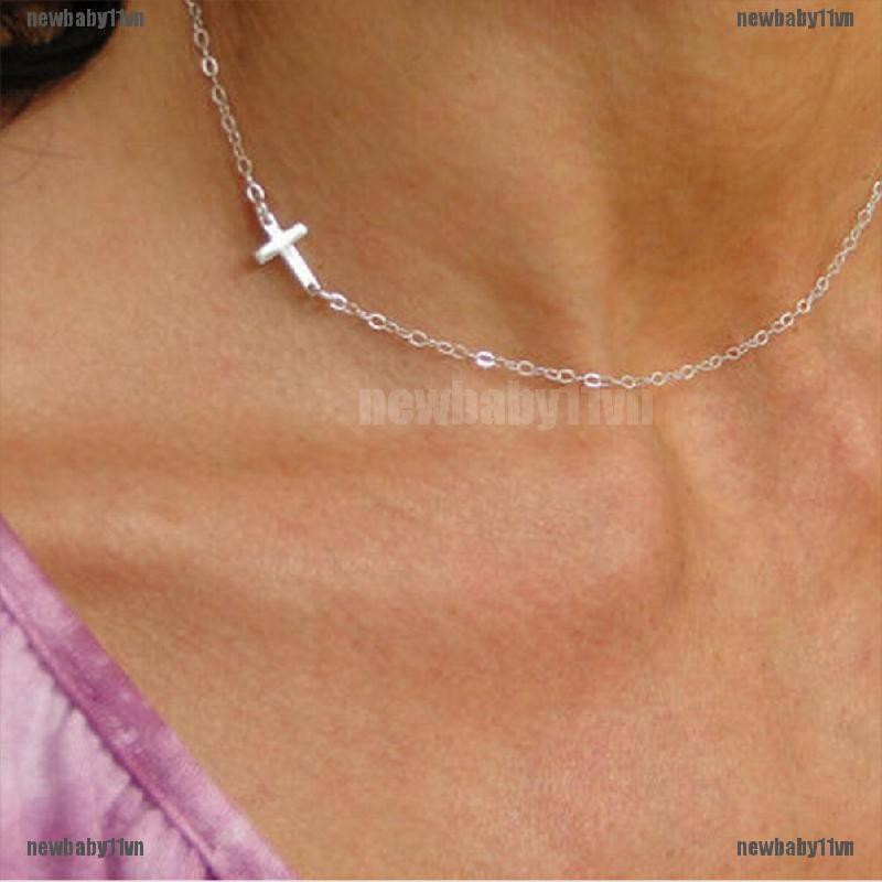 Vòng cổ HợP Kim HìNh Chữ ThậP ThờI Trang