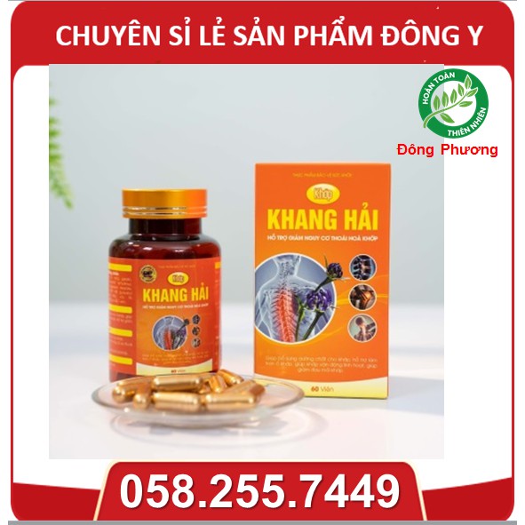 ❤️ KHỚP KHANG HẢI HỘP 60 viên HỖ TRỢ ĐAU XƯƠNG KHỚP