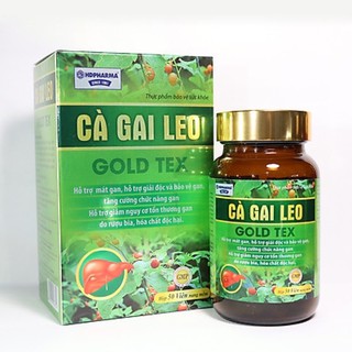 Cà gai leo Gold tex bổ gan mát gan giải độc gan tăng cường chức năng gan hiệu quả