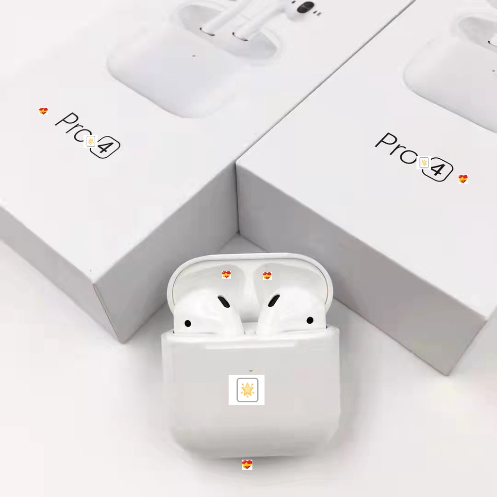 Tai Nghe Bluetooth Pro 4 Tws 5.0 Định Vị Đổi Tên Chống Nước Bản Quốc Tế Bảo Hành 6 Tháng Phong Cách Thể Thao LinhHope