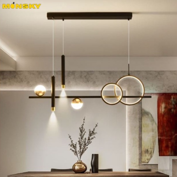 Đèn thả MONSKY TOISA hiện đại trang trí phòng ăn, phòng khách cao cấp [ẢNH THẬT 100%