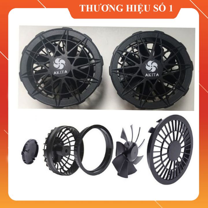 Quạt Áo Điều Hòa Akita Nhật Bản Quạt Chổi Than 7.4V ( Giá 180k Chỉ 1 Đôi Quạt )
