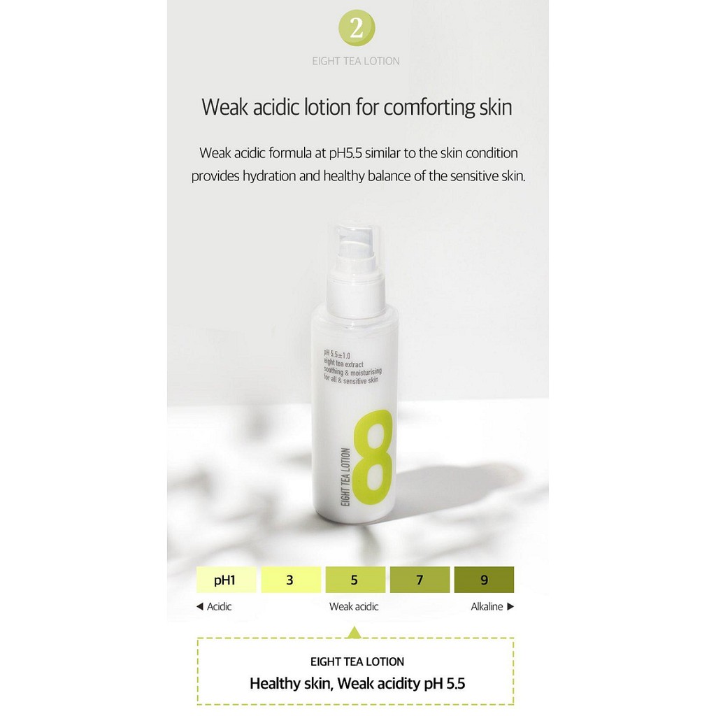 Sữa Dưỡng Từ 8 Loại Trà B.O.M Eight Tea Lotion 120ml