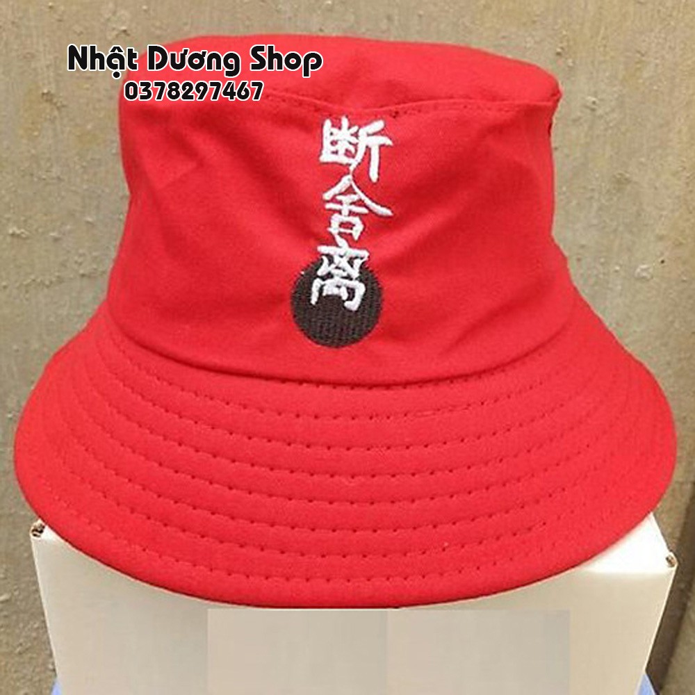 Nón bucket lời thề mũ tai bèo lời thề samurai vành nhỏ phù hợp cho tuổi teen