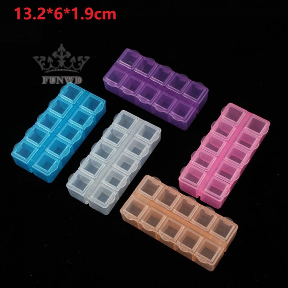 Hộp Nhựa 10 Ngăn Đựng Ốc Vít Giá Đỡ