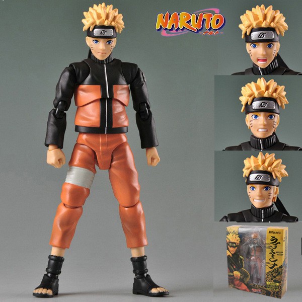 [Xả hàng tăng doanh số] Bộ mô hình khớp cử động naruto sắc nét từng chi tiết, khớp tốt, cao 15cm