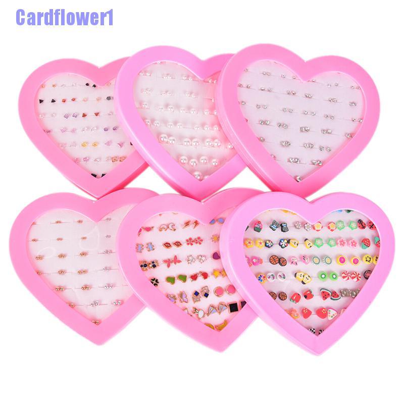 Khuyên Tai Đất Sét Hình Trái Cây / Hoa / Trái Cây Nhiều Kiểu Dáng