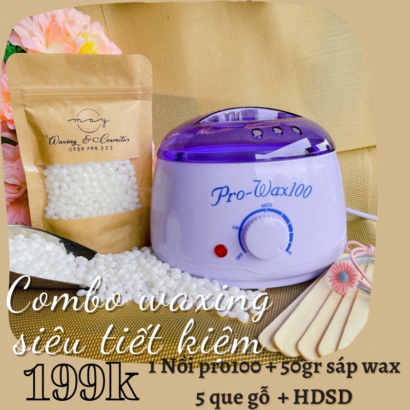 COMBO WAXING SIÊU RẼ TẶNG QUE GỖ