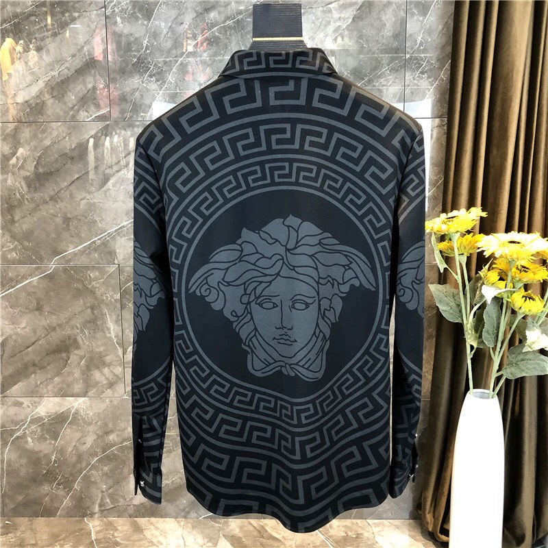 Áo Sơ Mi Versace Họa Tiết Sọc Caro Thời Trang Mùa Hè