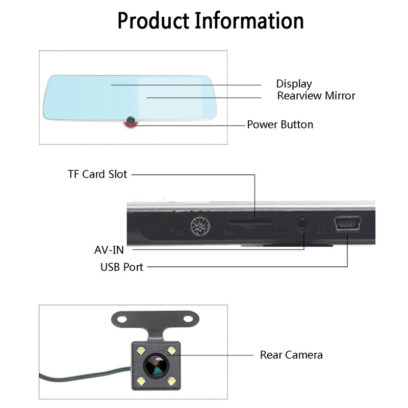 Máy Quay Hành Trình Màn Hình 4.5 Inch 3 Inch Full Hd 1080p G4 Cho Xe Hơi | BigBuy360 - bigbuy360.vn