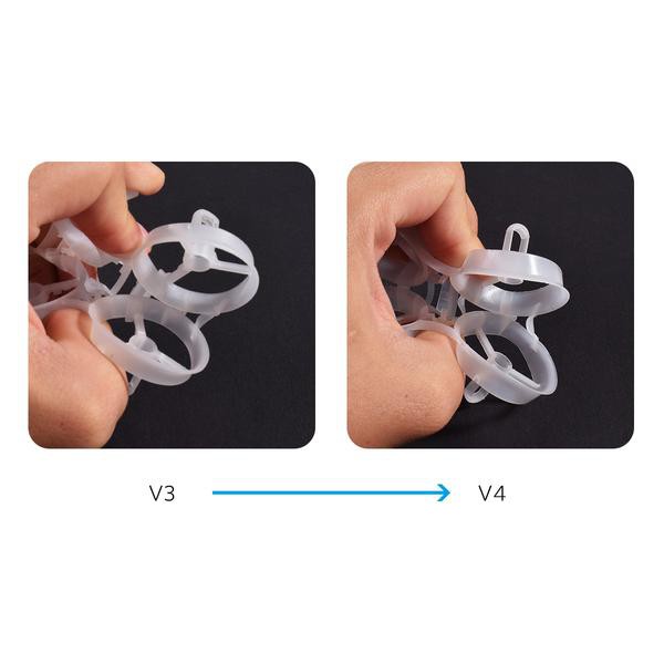 Beta 65S Clear Plastic Frame V4 | Orange | Nhập khẩu