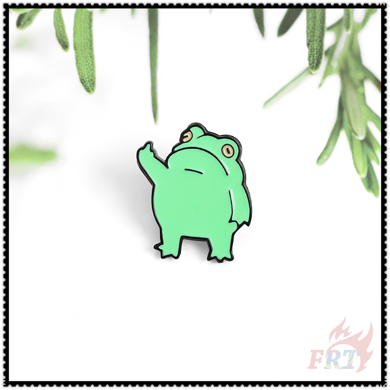 Ghim cài áo hình chú ếch vui nhộn xinh xắn